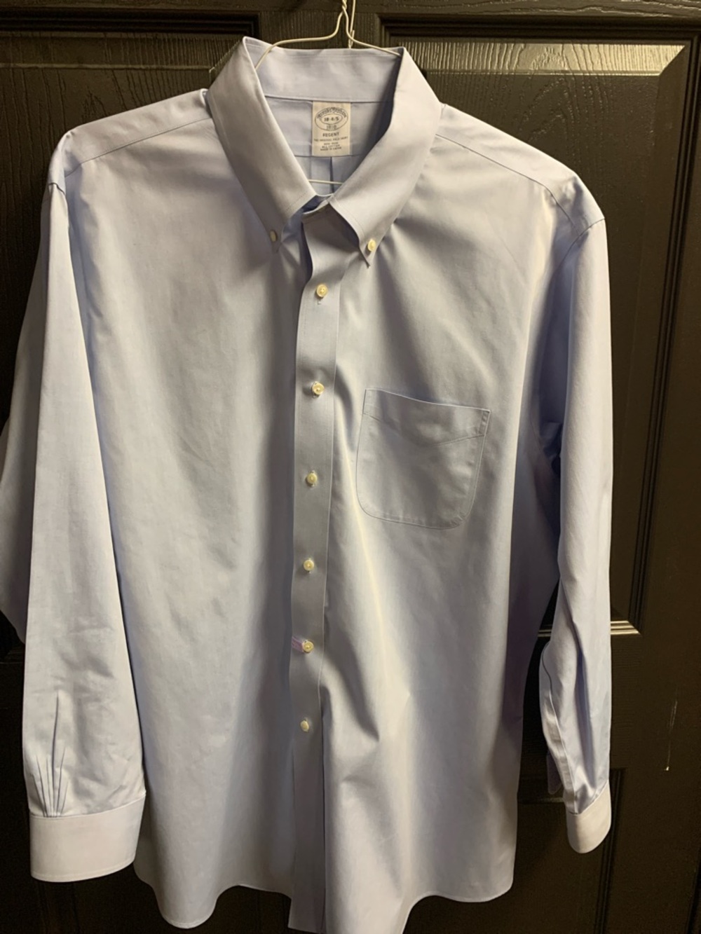 Brooks Brothers Light Blue Button-Down Dress Shirt
